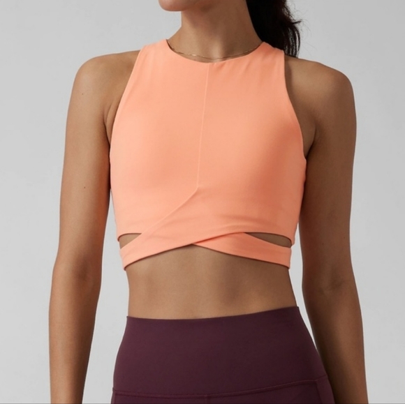 Athleta Other - Athleta Conscious Crop cut out sports bra